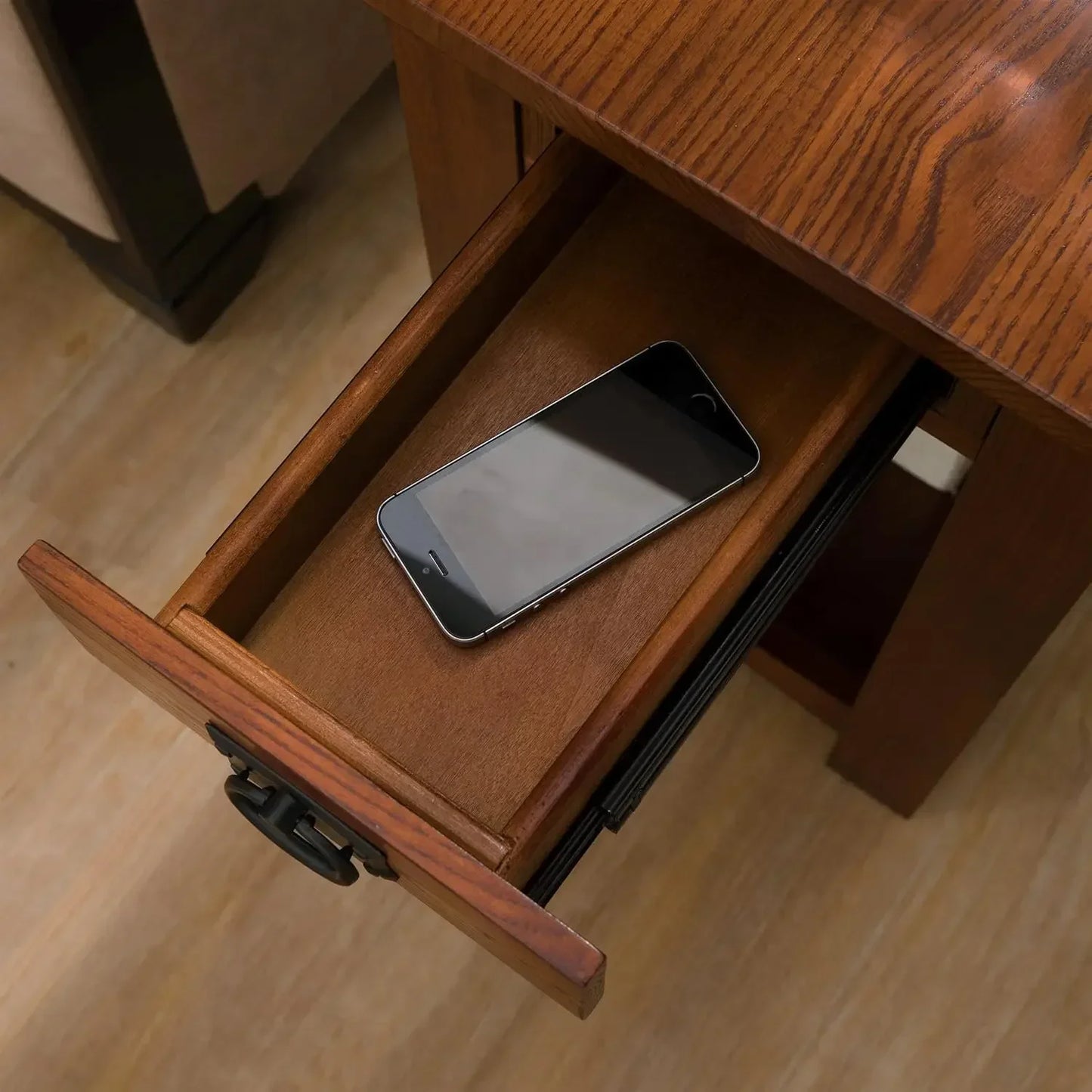 XMSJ Mission Impeccable One Drawer Side Table With Shelf