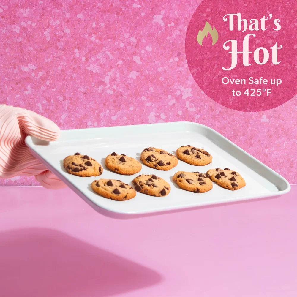 Nested Bakeware Set Nonstick Carbon Steel Space Saving Kitchen Essential