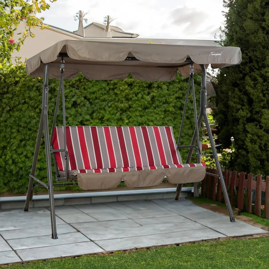 MKDK Kozyard Alicia Outdoor Swing Chair With 3 Cushions