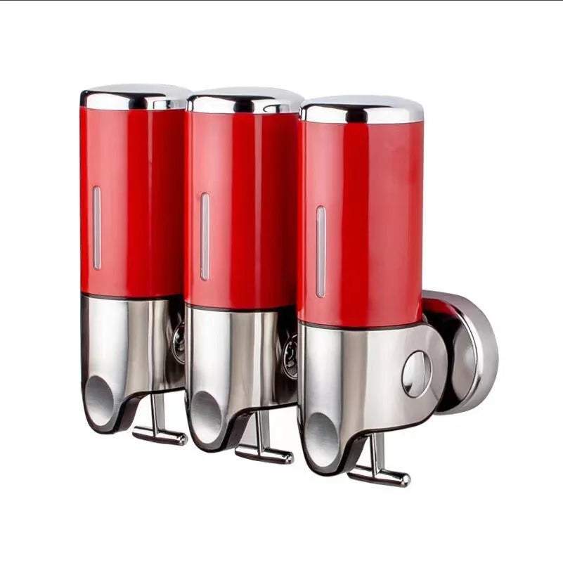 Stainless Steel Wall Mounted Soap Dispenser For Bathroom Hotel Spa And Public Washrooms