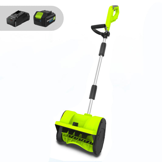 Deli Steelite 42V 20" Cordless Snow Blower Shovel, 850 Lbs/Min,Dual 4.0Ah Batteries & Charger Included Effortless Snow Removal