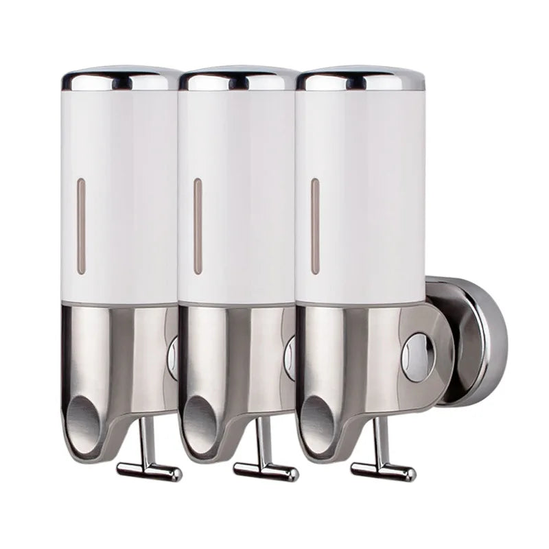 Stainless Steel Wall Mounted Soap Dispenser For Bathroom Hotel Spa And Public Washrooms