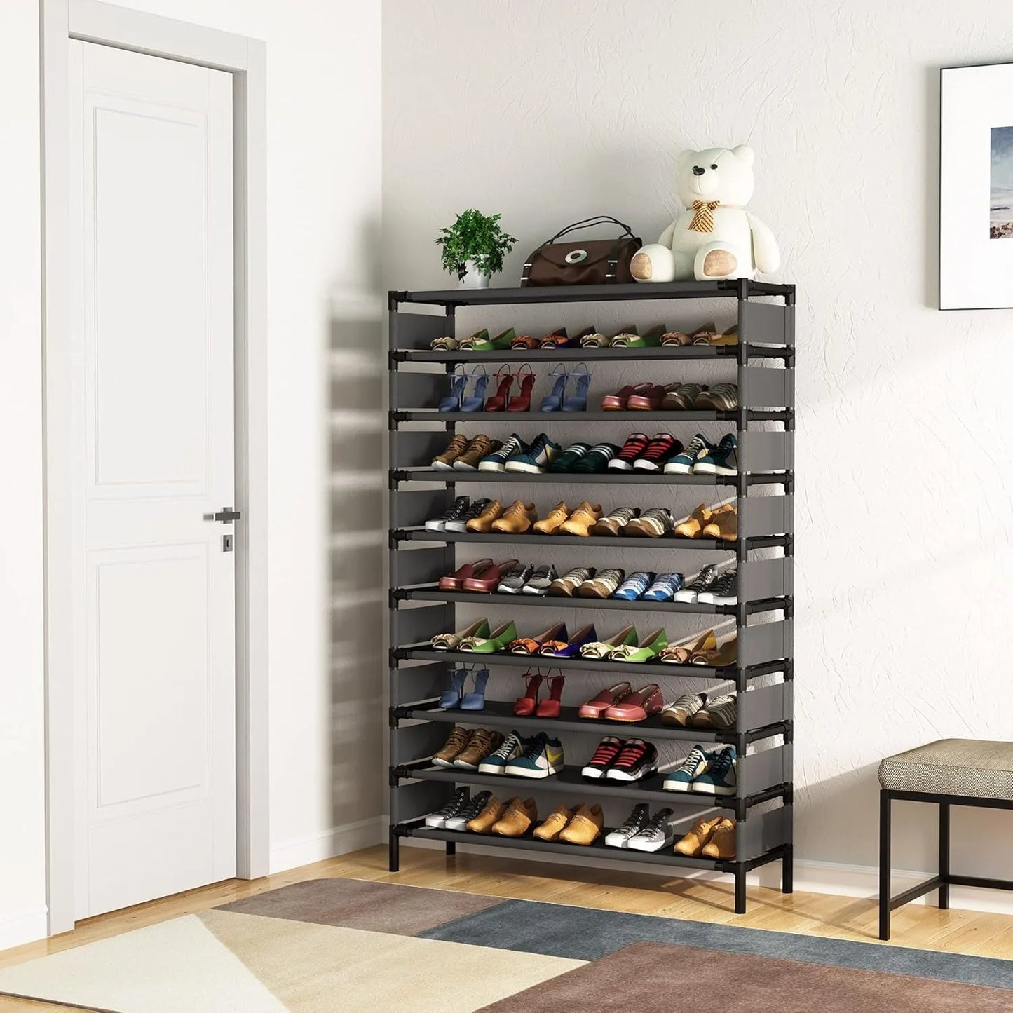 Little Tree Large Capacity Multi Layer Shoe Rack Organizer