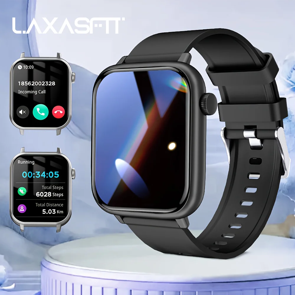 LAXASFIT Waterproof Smartwatch Bluetooth Call Assistant