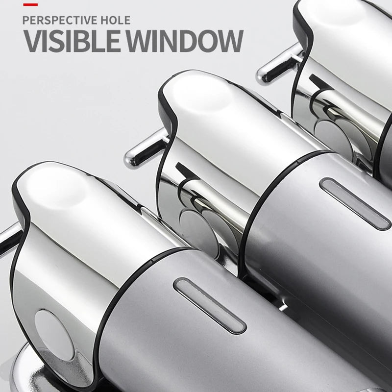 Stainless Steel Wall Mounted Soap Dispenser For Bathroom Hotel Spa And Public Washrooms