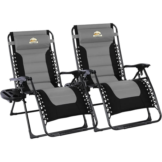 XMSJ Zero Gravity Lounge Chairs Set Two