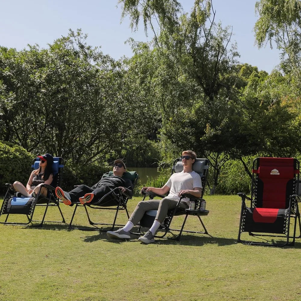 XMSJ Zero Gravity Lounge Chairs Set Two