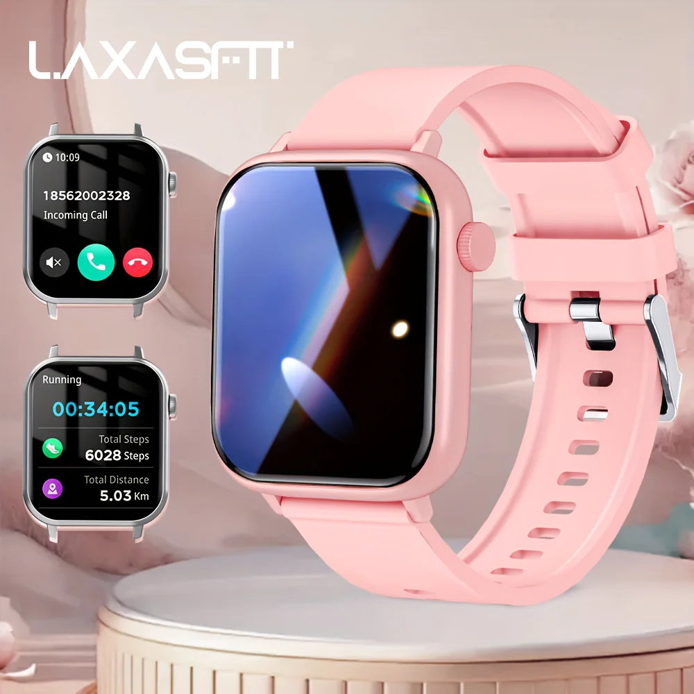 LAXASFIT Waterproof Smartwatch Bluetooth Call Assistant