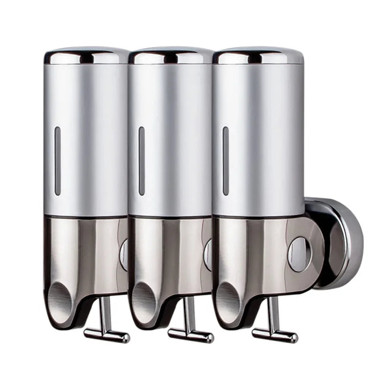 Stainless Steel Wall Mounted Soap Dispenser For Bathroom Hotel Spa And Public Washrooms