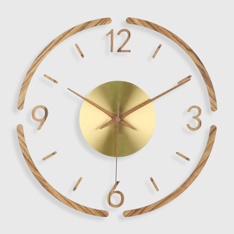 Nordic Modern Wall Clock Minimalist Silent Living Room Decor
