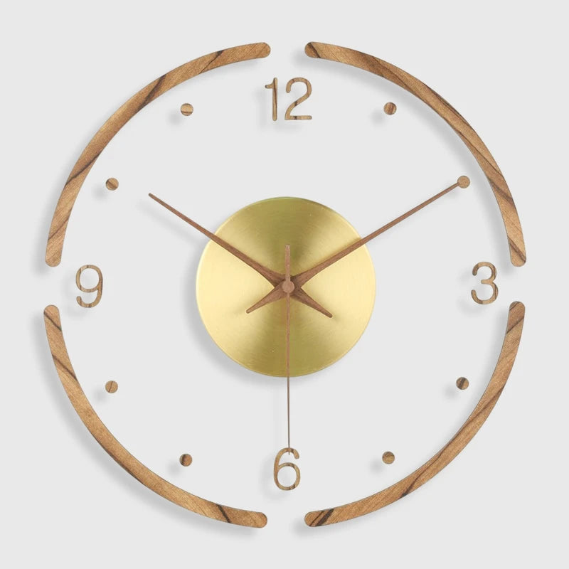 Nordic Modern Wall Clock Minimalist Silent Living Room Decor