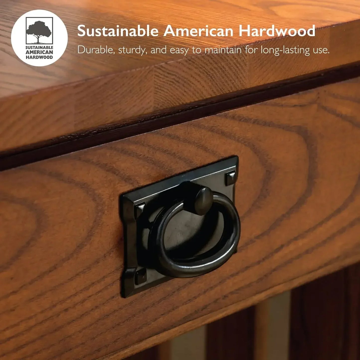 XMSJ Mission Impeccable One Drawer Side Table With Shelf