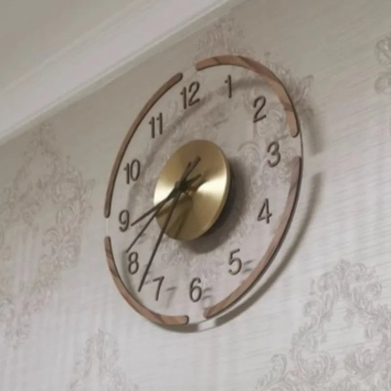 Nordic Modern Wall Clock Minimalist Silent Living Room Decor