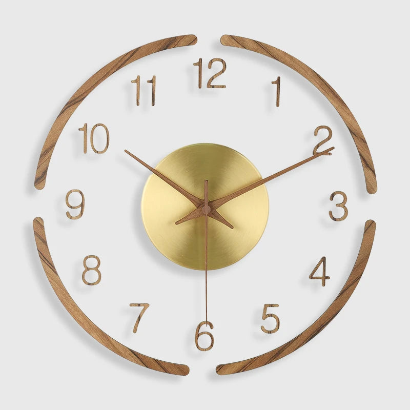 Nordic Modern Wall Clock Minimalist Silent Living Room Decor